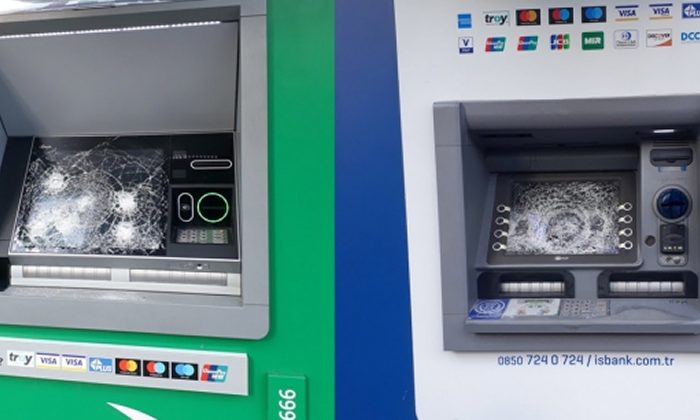 Beykoz’da ATM’lere saldırı!